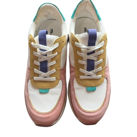 Madewell Womens Multicolor Leather Sneakers Size 8.5M - Picture 2 of 11